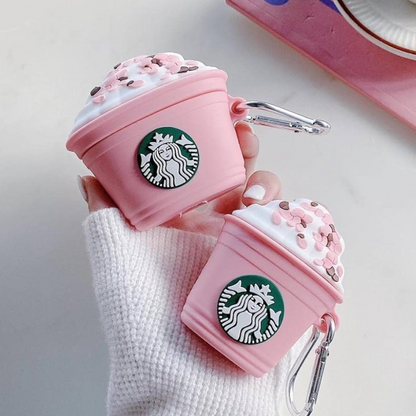 Estuche – Frappe Rosa Starbucks para AirPods Pro 1 y 2