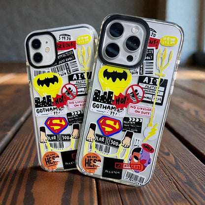 Estuche - DC Heroes Collage para iPhone 14 plus