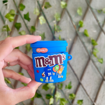 Estuche – M&M’s celeste  para AirPods 1 y 2