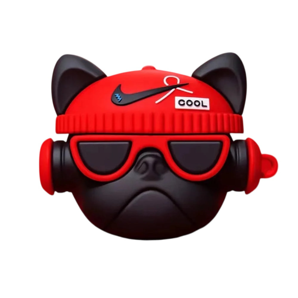 Estuche – Pug con gorro  Nike para AirPods Pro 1 y 2