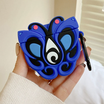Estuche – Mariposa azul  para AirPods Pro 1 y 2