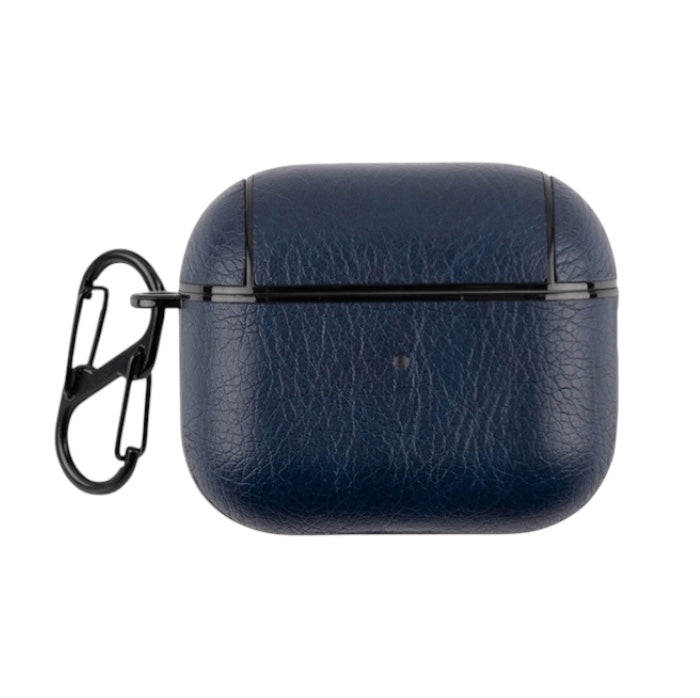 Estuche – Cuero azul marino para AirPods Pro 1 y 2