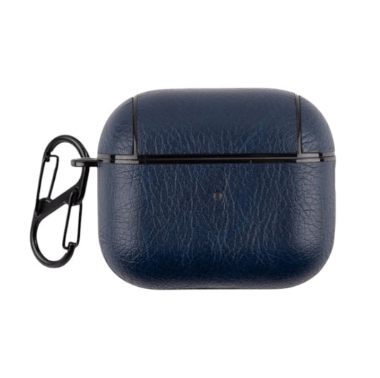 Estuche – Cuero azul marino para AirPods Pro 1 y 2