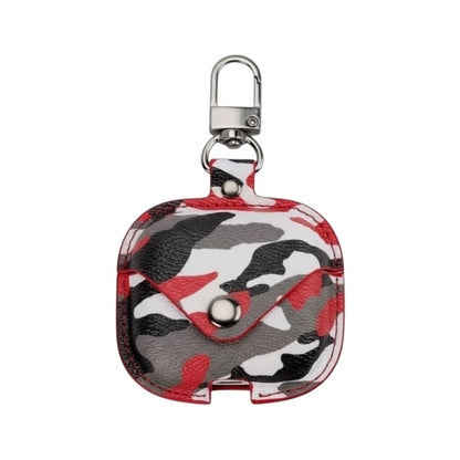 Estuche – Cuero Camuflaje rojo para AirPods Pro 1 y 2
