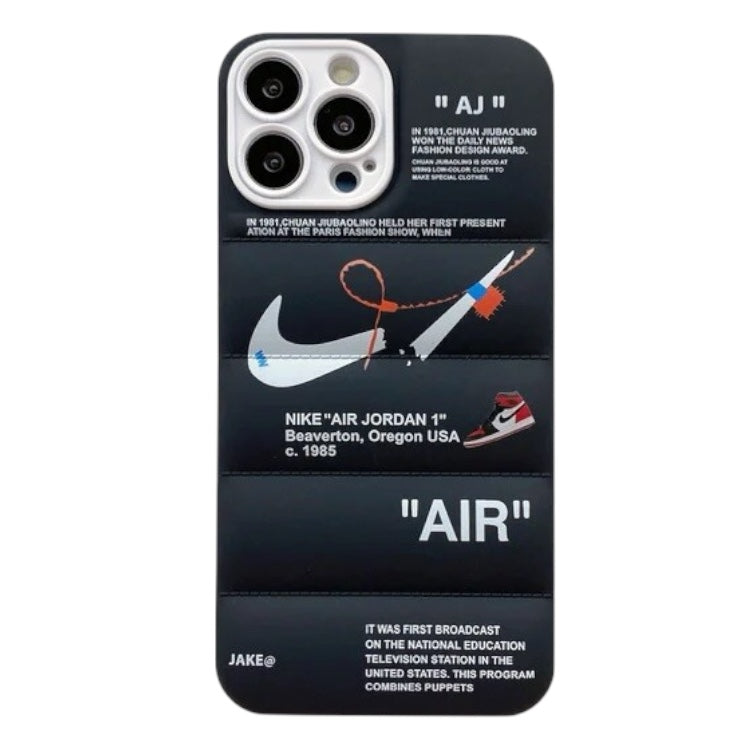 Estuche - Nike puffer negro para iPhone 14 Plus