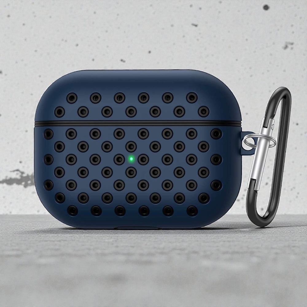 Estuche – Deportivo Nike azul con negro para AirPods Pro 1 y 2