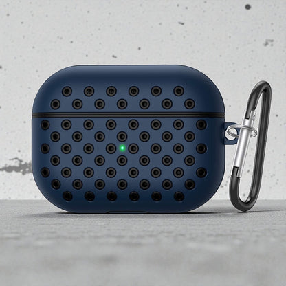Estuche – Deportivo Nike azul con negro para AirPods Pro 1 y 2