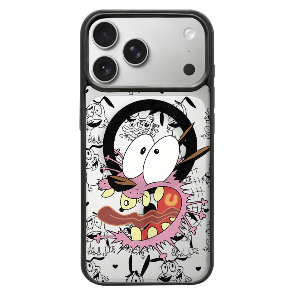 Estuche - Coraje el perro cobarde para iPhone 17 pro