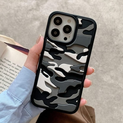 Estuche - Camuflaje Negro para iPhone 12 Pro