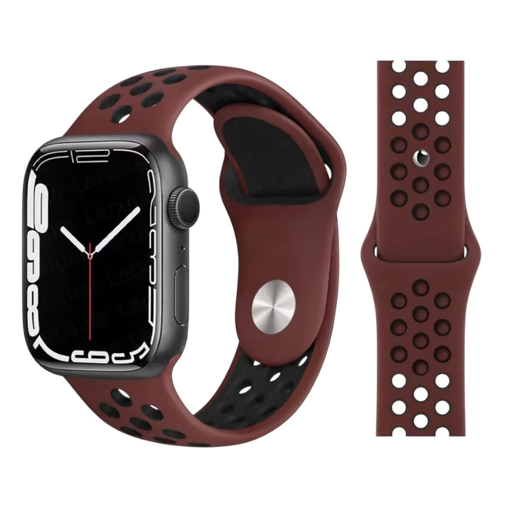 Pulsera - Deportiva Nike Corinto con agujeros negros para Apple Watch