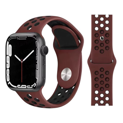 Pulsera - Deportiva Nike Corinto con agujeros negros para Apple Watch