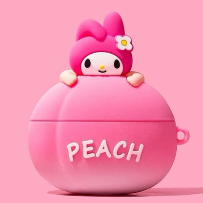 Estuche – Melocotón con My Melody para AirPods Pro 1 y 2