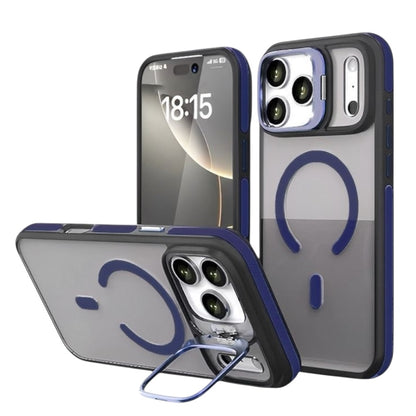 Estuche - Gravity Ridge de lujo negro con azul iPhone iPhone 17 air