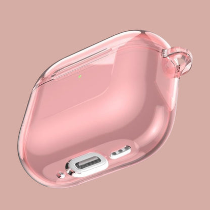 Estuche – Silicon transparente Rosado para AirPods Pro 1 y 2