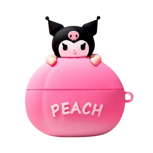 Estuche – Melocotón con Kuromy para AirPods Pro 1 y 2