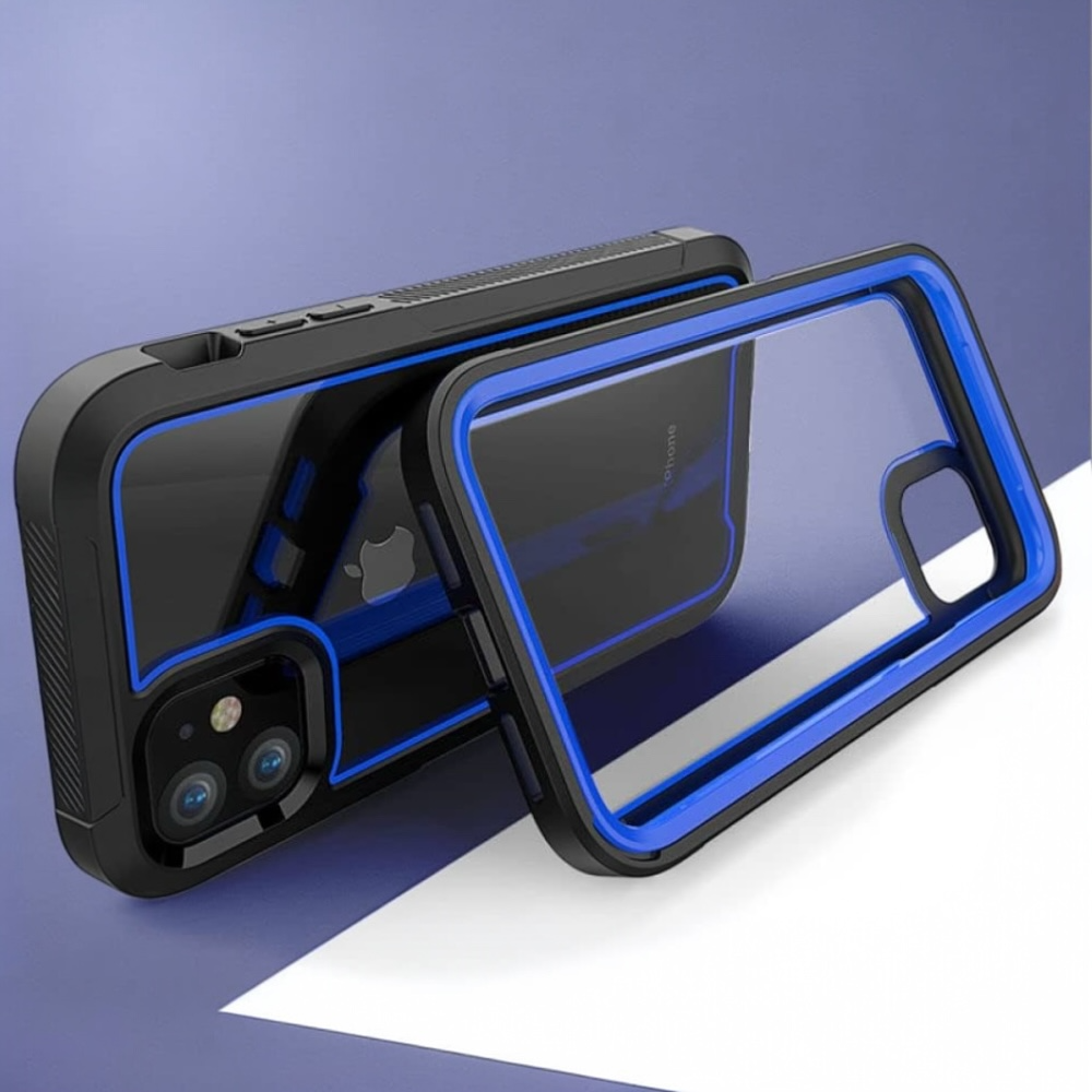 Estuche - Otter box Híbrido azul para iPhone 13 Pro