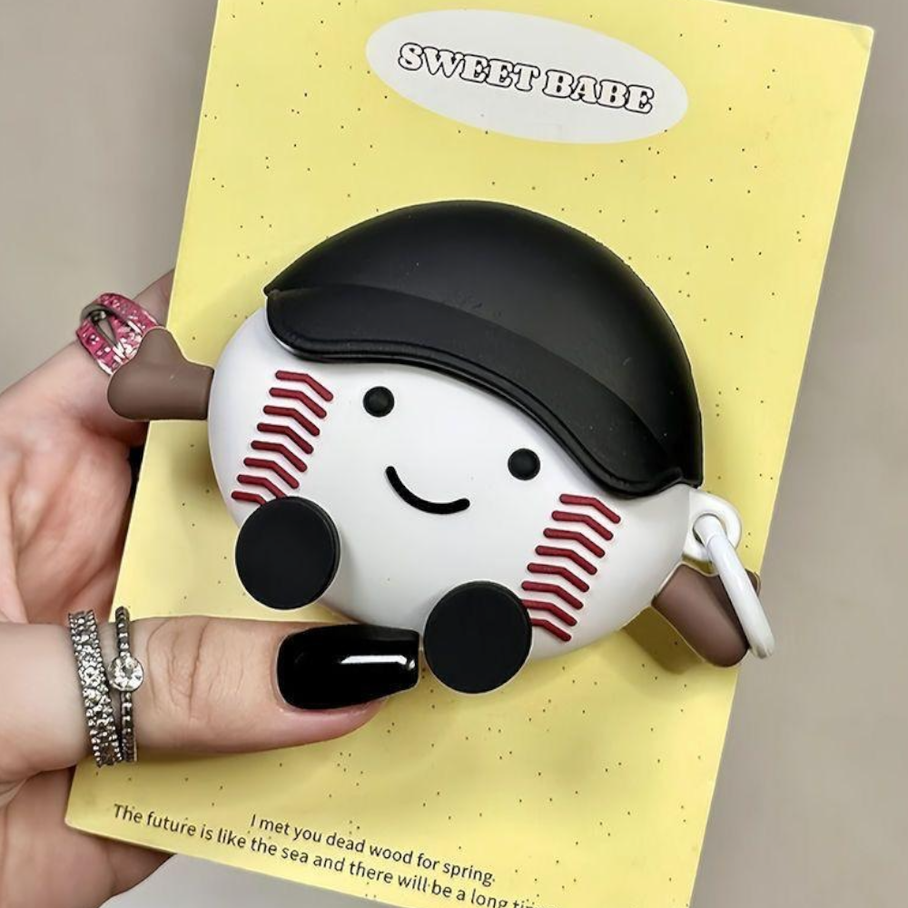 Estuche – Pelotita de Béisbol con Gorrita para AirPods 4