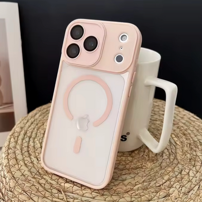Estuche - Luxury Lens antishock rosado para iPhone iPhone 17 Air