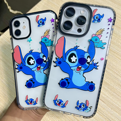 Estuche – Stitch Estrellitas para iPhone 16 normal