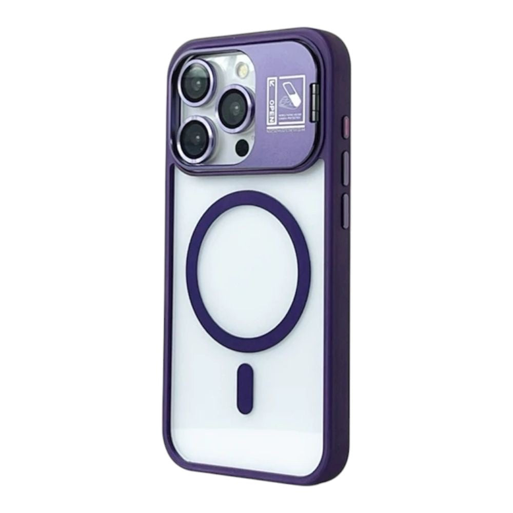 Estuche - Magnético Armor Morado para iPhone 16 Pro Max