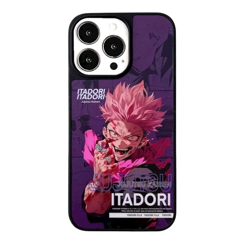 Estuche - Jujutsu Kaisen Itadori Morado iPhone 16 Pro Max