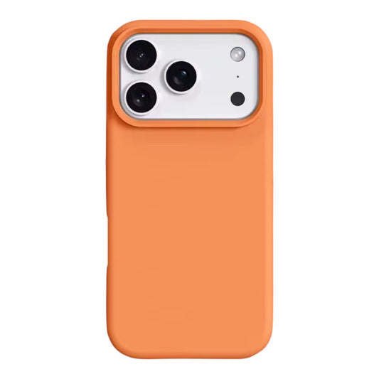 Estuche – Silicona Suave Naranja para iPhone 17 Pro
