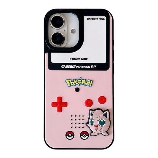 Estuche - Pokémon Game Boy Jigglypuff Rosa para iPhone 16 Pro Max